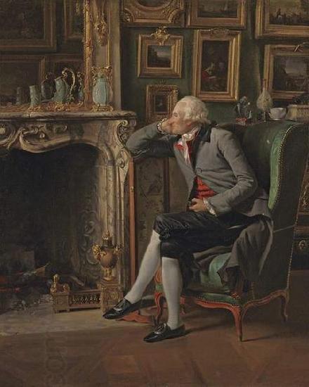 Henri Pierre Danloux The Baron de Besenval in his Study China oil painting art